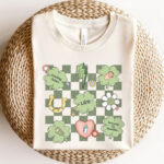Checkered L&D St Patrick's Day T-Shirt - Image 8